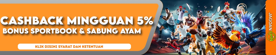 Jagoanspin Bonus Cashback Mingguan